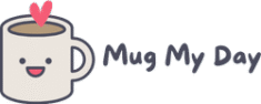 logo mugmyday : tasse stylisée avec cœur
